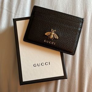 Gucci Anamalier leather card case